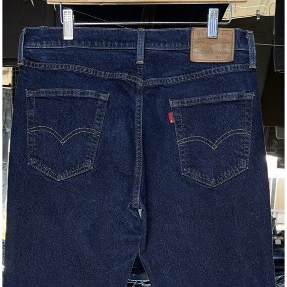 Levi’s Premium 511 Slim Fit Men’s W34 L32 Blue Denim Jeans - Picture 5 of 12